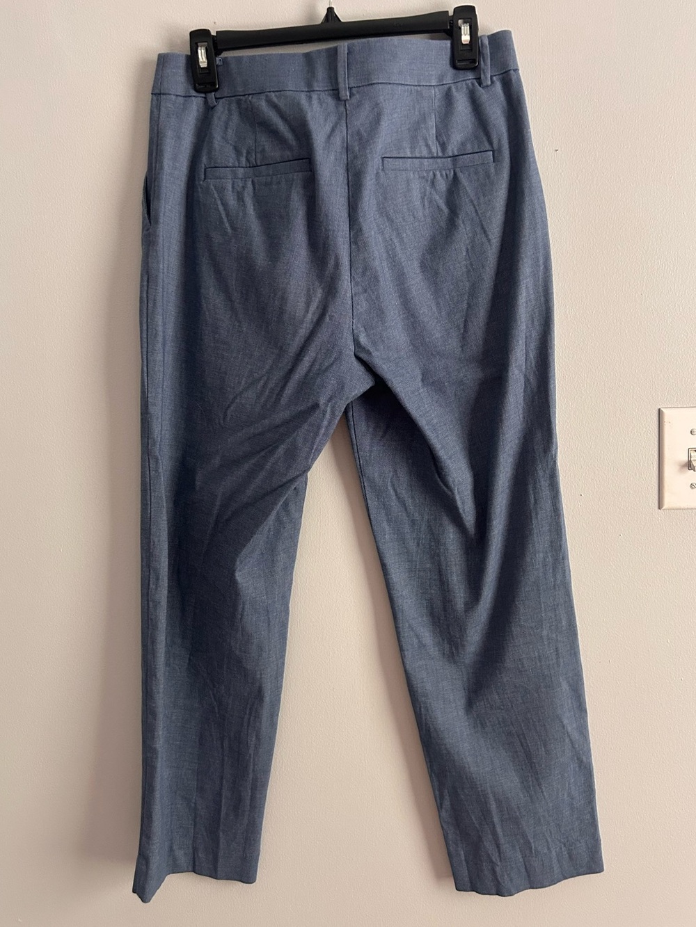 LOFT Blue Straight Leg Dress Pants | Size 6 - Picture 2 of 3